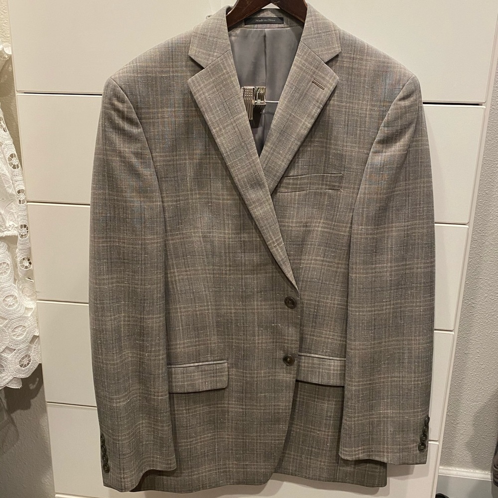 calvin klein grey men’s suit